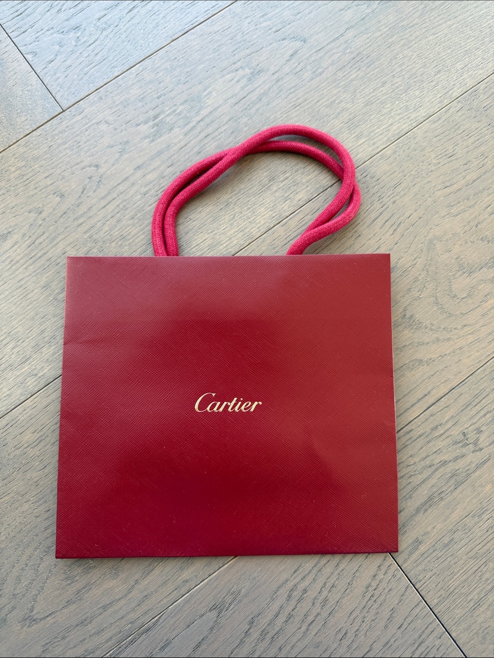 Authentic Cartier Small Shopping Bag